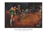 Bounce Rock Skate! by David Garibaldi. Art Poster Print: 36 inches width by 24 inches height.
