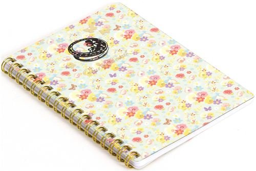 Imagen 2 de Cuaderno de Anillas de Flores espejo pequeño y flores