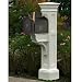 Liberty Mailbox Post, BLACK
