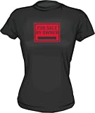 FOR SALE BY OWNER Sign Logo Women's Tee Shirt in 6 Colors Small thru XXL