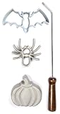 Kitchen Supply 7286 Rosette Iron Set, Halloween