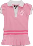 Miami Dolphins Infant Pink Rib Dropped Waist Polo Dress