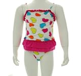 Baby Buns Girl's Heart Swim Suit and Cover Up