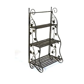 Plant Theatre - La Mise en sc�ne de plantes, en metal coloris bronze