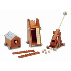 Pintoy Wooden Medieval Siege Set