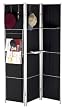 Adesso Hang It Up Room Divider Screen, Black