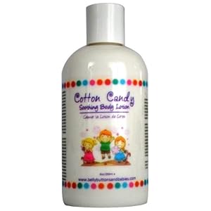 Belly Buttons and Babies Organic Cotton Candy Soothing Body Lotion, 8 Ounce