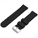 JP Leatherworks Mens Rubbertech Silicone Rubber Watchband Stainless Steel Buckle 22mm Wide Buckle