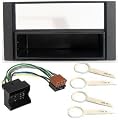 FORD FIESTA/TRANSIT/CONNECT 06ON STEREO/CD/RADIO FITTING KIT FASCIA/FACIA PLATE ISO LEAD & KEYS