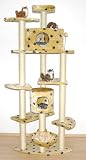 Eigenschaften WILMA Heimtierprodukte  / WILMA Heimtierprodukte Eck-Kratzbaum Willi 207cm Beige-Tatze