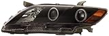 IMAGE OF Anzo USA 121181 Toyota Camry Projector with Halo/Black Clear with Amber Reflectors Headlight Assembly - (Sold in Pairs)