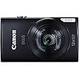 Canon IXUS 170 Digitalkamera (20 Megapixel, 12-fach optisch, Zoom, 24-fach ZoomPlus, opt. Bildstabilisator, 6,8 cm (2,7 Zoll) LCD-Display, HD-Movie 720p) schwarz