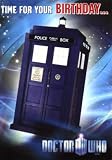 Dr Who Birthday Card Featuring The Tardis (New Series 2010)