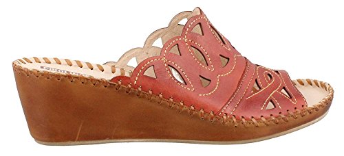 Women's Pikolinos, Margarita 0562 Wedge Sandals SANDIA LIGHT RED 40 M