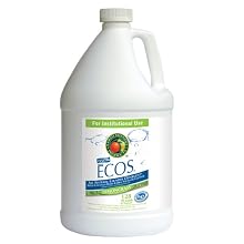 Earth Friendly Products Proline PL9756/04 ECOS Lemongrass Scented Liquid Laundry Detergent, 1 gallon Bottles (Case of 4)