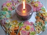 Floral Cookie Wreath