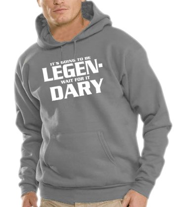 Touchlines Herren Kapuzen Sweatshirt How I Met Your Mother - Legendary, steelgrey, M, B714 Preisvergleich