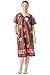 Casual Nights Mumu Lounge Dresses for Women, Hawaiian Muumuu Lounging Patio House Dress with Pockets