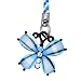 Cell Phone/ Camera / Bag/ Charm Strap Blue Diamond Butterfly