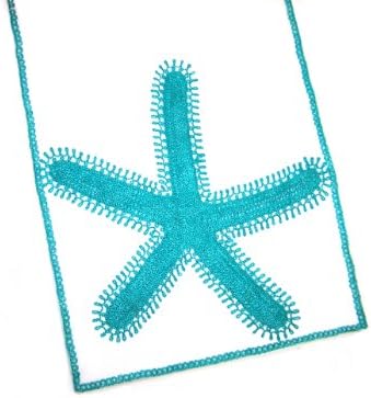 Turquoise Starfish Table Runner