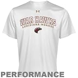 NCAA Under Armour Louisiana-Monroe Warhawks White HeatGear Training Performance T-shirt