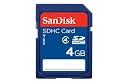 SanDisk Secure Digital High Capacity (SDHC) Speicherkarte 4GB (original Handelsverpackung)