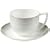 Opus Fine Bone China Silver Rimmed 250ml Teacup & Saucer