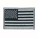 Black / Gray United States Flag Patch