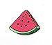 Pink Watermelon Slice Fruit Iron on Embroidered Patch Applique