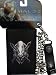 OFFICIAL HALO 3 BLACK WALLET WITH SILVER CHAIN