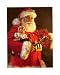 Old St. Nick (Santa with Toys) Art Poster Print - 16