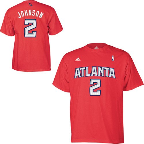 Adidas Atlanta Hawks Joe Johnson Game Time T-Shirt Small