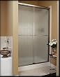 Basco Infinity Sliding Shower Door 4500-52T-FG-SL. 70''x48