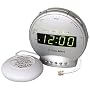 Sonic Alert SBT425ss Digital Sonic Boom Loud Vibrating Alarm Clock with Telephone Signaler