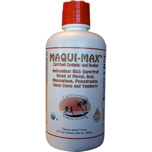 Maqui Max Organic Maqui Juice Blend from CAOH® (2 32 oz Bottles) Maqui Max - Organic Maqui Juice Blend from CAOH® (2 - 32 oz Bottles)