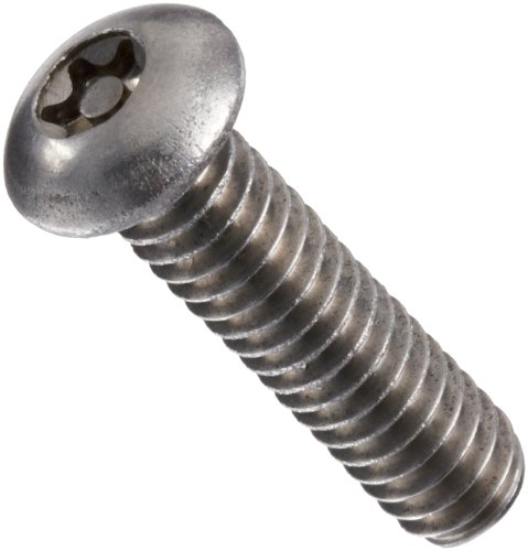 Stainless Steel Machine Screw, Button Head, Tamper Resistant Pin-in-Star Drive