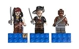 LEGO Pirates of the Caribbean Magnet Set: Jack Sparrow, Hector Barbossa and Gunner Zombie 853191