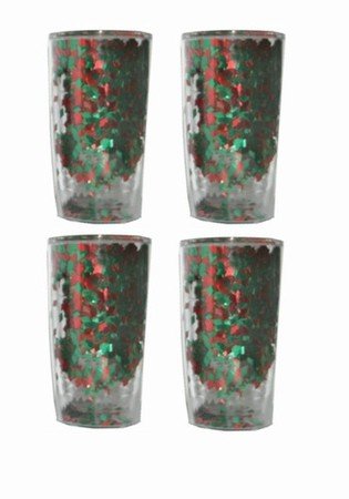 Tervis Tumblers - Christmas Glitter - 16 oz - set of 4