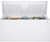 Review GE  / GE FCM25SUWW 24.9 cu. ft. Chest Freezer with Manual Defrost, 5 Lift-Out and Sliding Bulk Storage Baskets, Second Level Rail, Interior Light, Lock and Power 