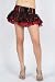 Tripp NYC Plaid Tutu Skirt in Burgundy/Burgundy/Plaid, Size: Large, Color: Burgundy/Burgundy/Plaid