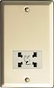 Varilight - Dual Voltage Shaver Socket Satin Chrome - XNSS