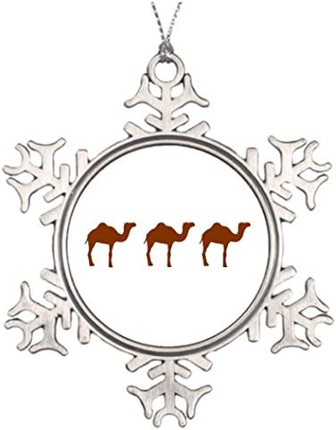 zarral 80 Personalised Christmas Tree Decoration Camels Make Your Own Christmas Snowflake Ornament