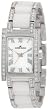 AK Anne Klein Women's 109195MPWT Swarovski Crystal Accented Silver-Tone White Ceramic Watch