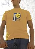 Indiana Pacers -Gold- Slim Fit Super Soft Throwback Logo T-Shirt