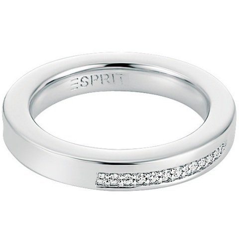 Esprit Damen-Ring brilliance 27 Zirkonia farblos 925 Sterlingsilber Gr. 19 S.ESRG91793A190 Preisvergleich