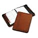 Day-Timer 80844 Aviator Cowhide Leather Zippered Organizer Starter Set, 5-1/2 x 8-1/2, Dark Tan