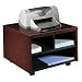10500 Series Contemporary Mobile Printer Cart in Mahogany Finish