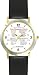 Habit 3 - Time Management Matrix or Quadrants (English Text) - DELUXE TWO-TONE WATCH from THE 7 HABITS - WATCH COLLECTION BY WATCHBUDDY&reg; - Arabic Numbers - Black Leather Strap-Size-Children's Size-Small ( Boy's Size & Girl's Size )