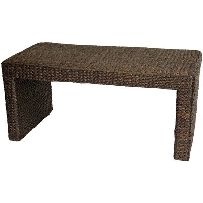 Rush Grass Coffee Table Red Brown