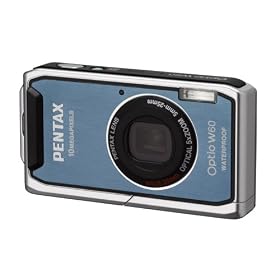 Pentax Optio W60 Waterproof 10MP Digital Camera with 5x Wide Angle Optical Zoom